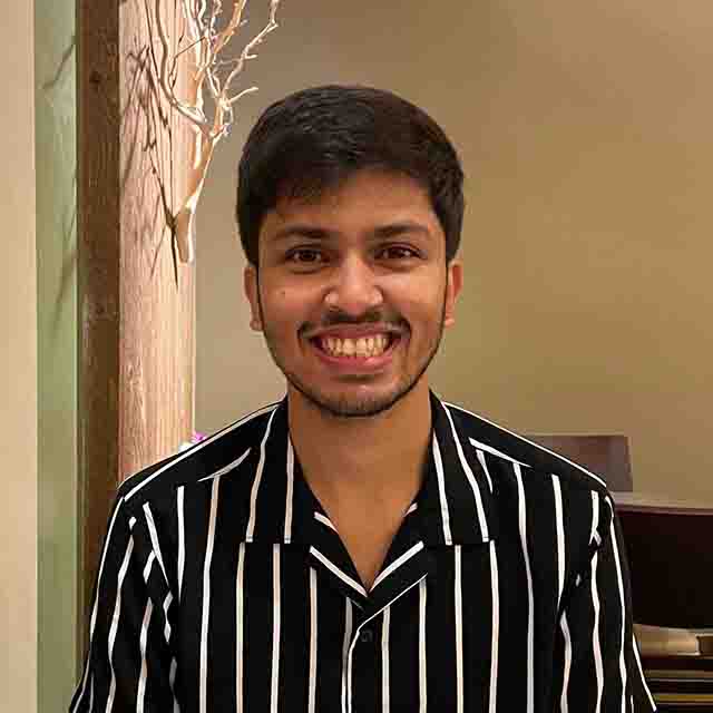 Portrait of Shubham Jain.