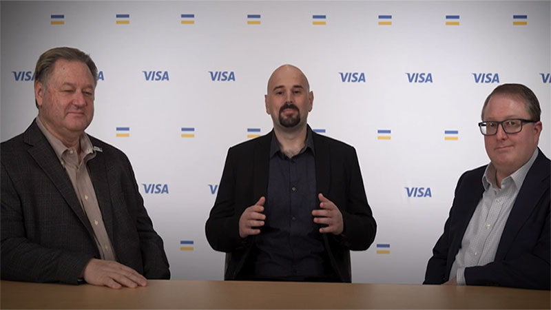 Visa's Chief Economist, Wayne Best, Principal U.S. Economist, Michael Brown, and U.S. Economist, Travis Clark.